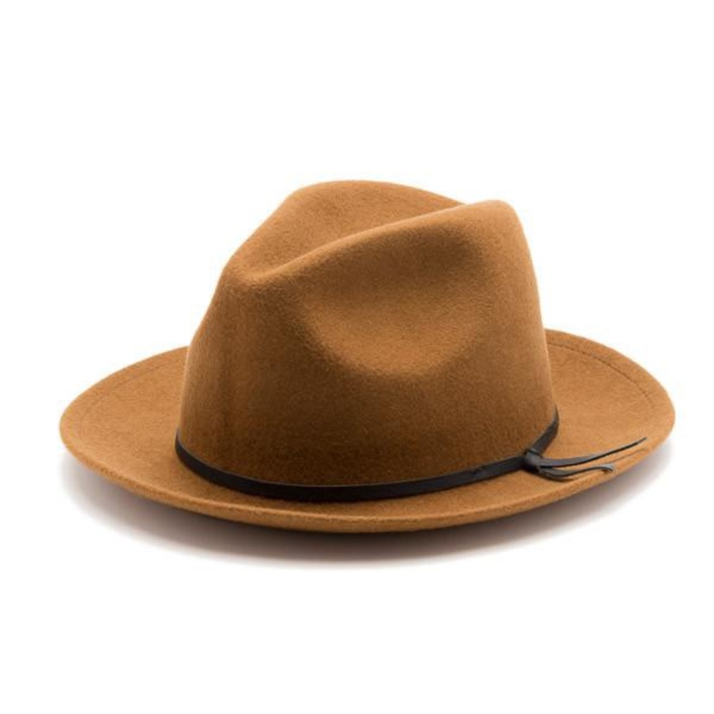 Yellow 108 - Luke Fedora - Caramel (Medium)